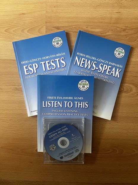 Business English nyelvvizsga felkszt knyvek 3 db + 2 CD
