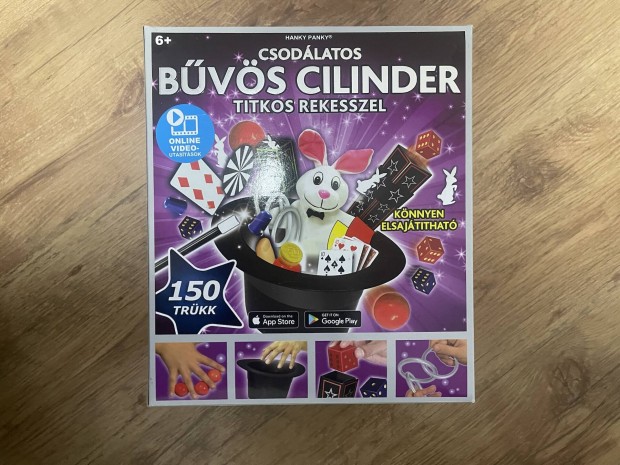 Bűvös cilinder játék