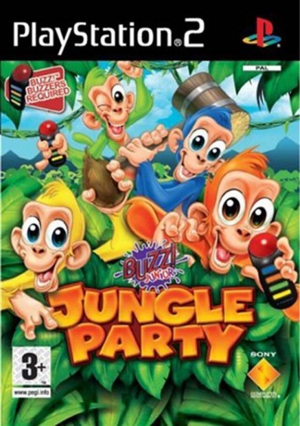 Buzz Junior Jungle Party eredeti Playstation 2 jtk