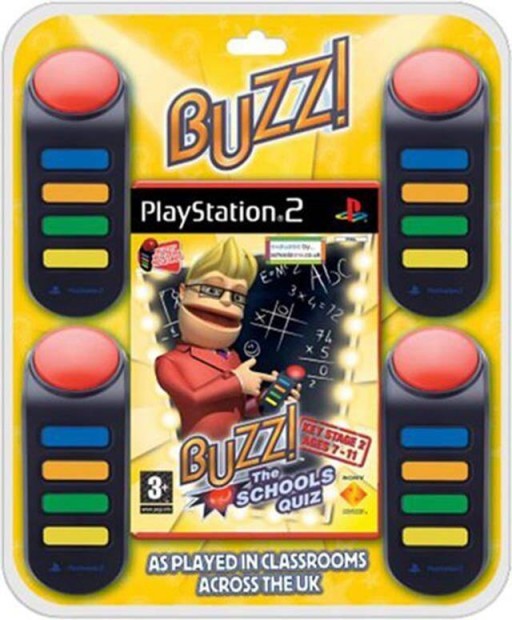 Buzz The Schools Quiz & Buzzers PS2 jtk