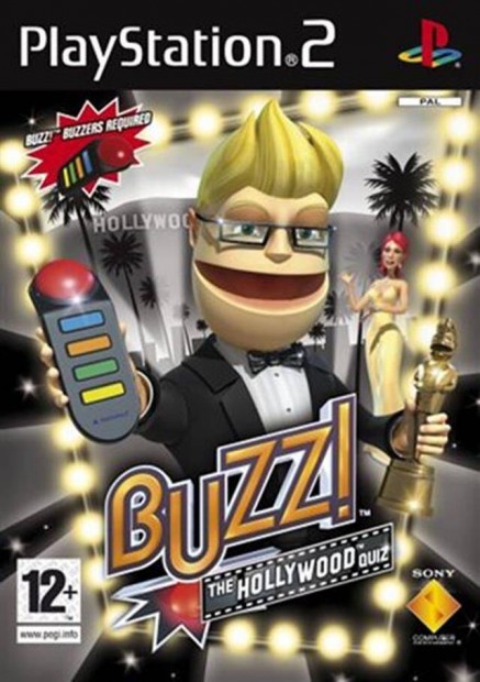 Buzz! The Hollywood Quiz (No Buzzers) PS2 jtk