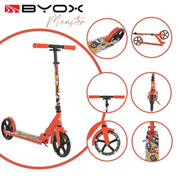 Byox Monster Roller , 100 KG Piros