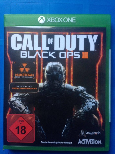 CALL OF Duty Black OPS 3 xbox one-series x jtk,elad-csere"