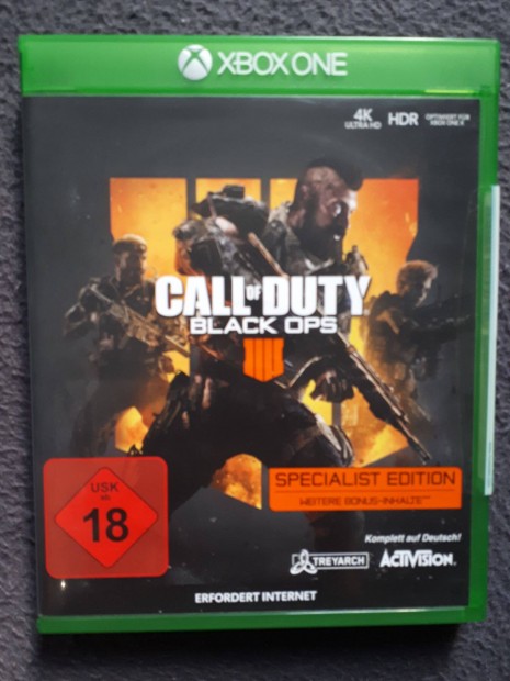 CALL OF Duty Black OPS 4 xbox one-series x jtk,elad-csere"