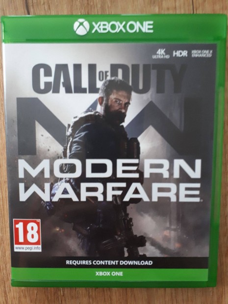 CALL OF Duty Modern Warfare xbox one-series x játék,eladó-csere"