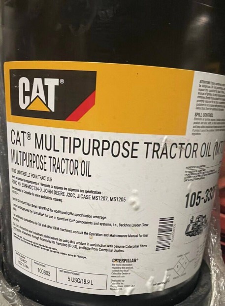 CAT MTO szuper traktor olaj