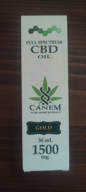 CBD olaj 30ml 1500mg elad!