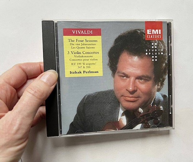 CD: Vivaldi: Ngy vszak s 3 heged concerto, Itzhak Perlman, EMI