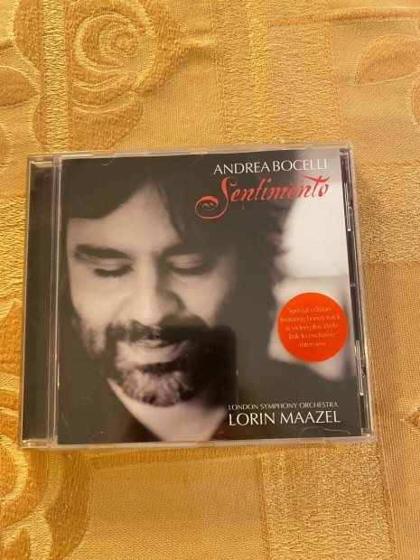 CD - Andrea Bocelli - Sentimento