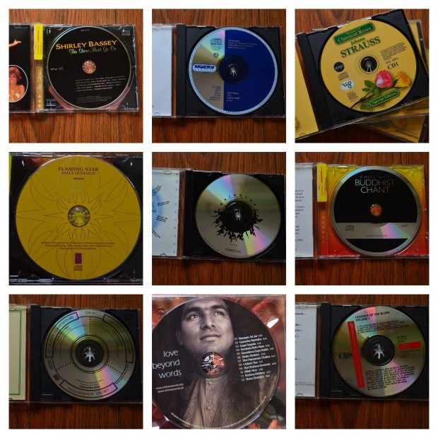 CD lemezek karcmentes jszer llapotban