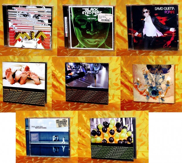 CD pakk 1. Paul V Dyk David Guetta Cafe del mar