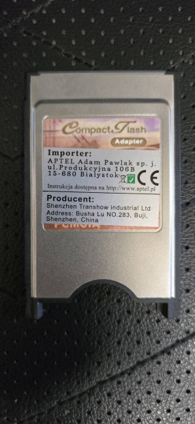 CF-PC card Adapter hasznlt PCMCIA