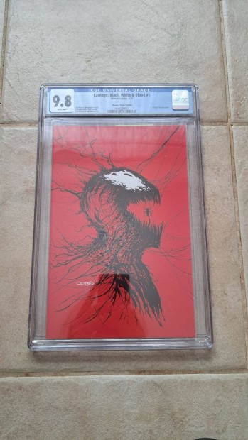 CGC 9.8 - Carnage: Black, White & Blood #1 1st print virgin k�preg�ny