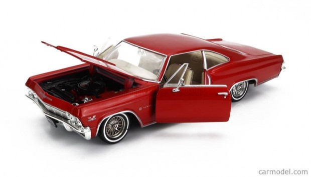 CHEVROLET  IMPALA SS 396 COUPE LOW RIDER 1965  RED MET
