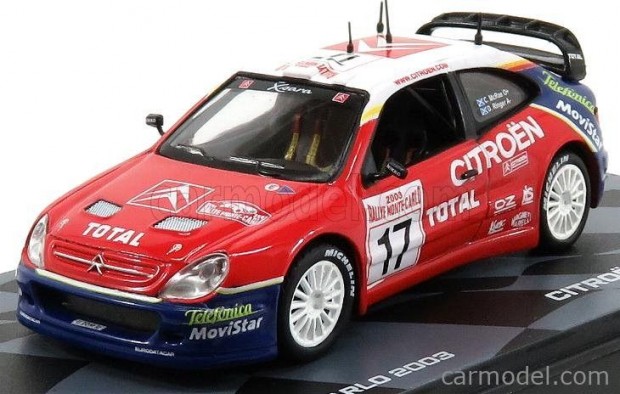 CITROEN  XSARA WRC N 17 RALLY MONTECARLO 2003 C.McRAE - D.RINGER  RED