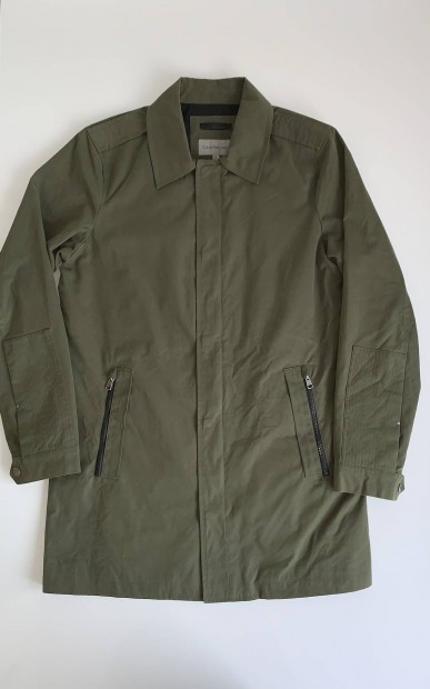 CK Calvin Klein olive green trench coat