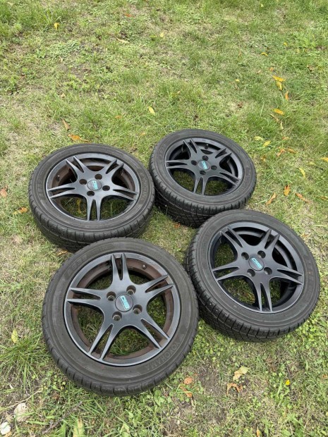 CMS gyri fekete alufelni 4x100 Yokohama185/50 R14