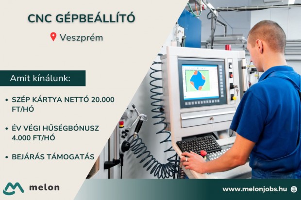 CNC gépbeállító