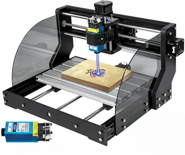 CNC gravroz gp 3018 PRO MAX 500MW lzer modullal