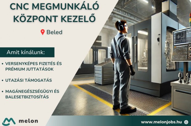 CNC megmunkl kzpont kezel