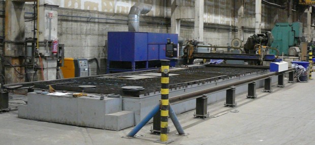 CNC plazma és lángvágó 12000x3000mm elszívóval, szoftverrel - 2020