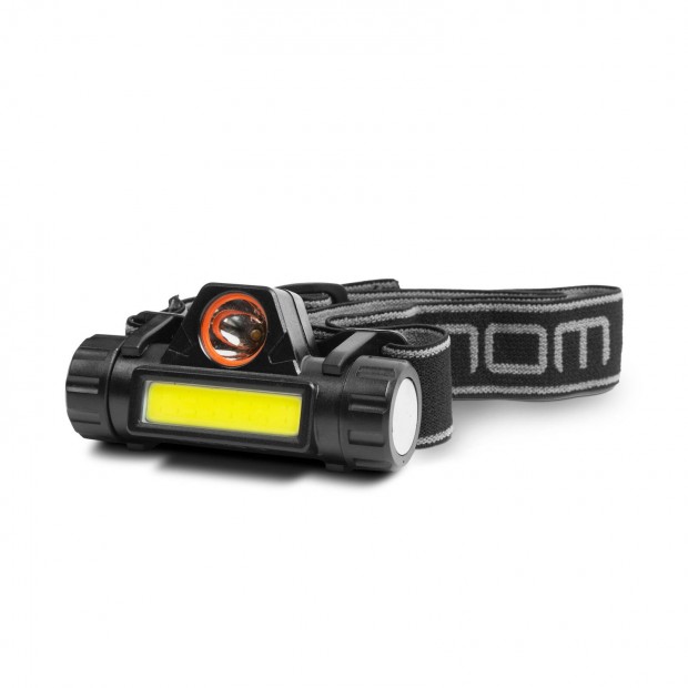 COB+SMD LED fejlmpa Li-ion akkumultoros 120 lumen homloklmpa