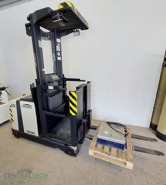 CROWN LP3500 elektromos komissiózó targonca újszerű állapotban, 75h