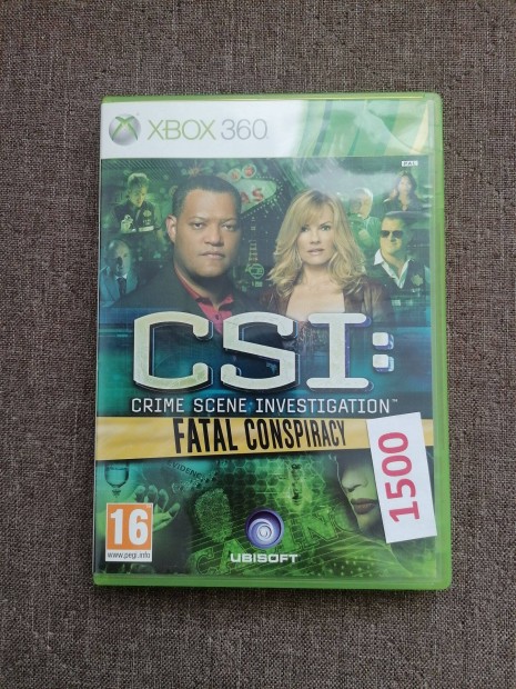 CSI: Crime Scene Investigation fatal conspiracy Xbox 360 jtk elad!