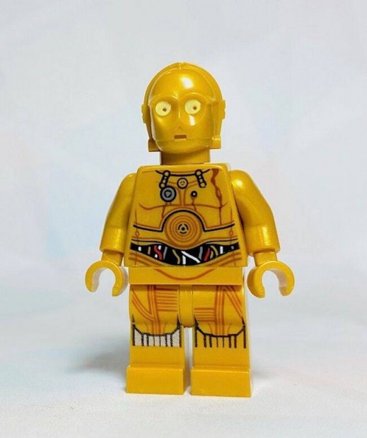 C-3PO (Robot Limiter/Restraining Bolt) Eredeti LEGO minifigura - j