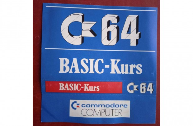 C-64 Commodore Basic tanfolyam kazetta , hasznlt