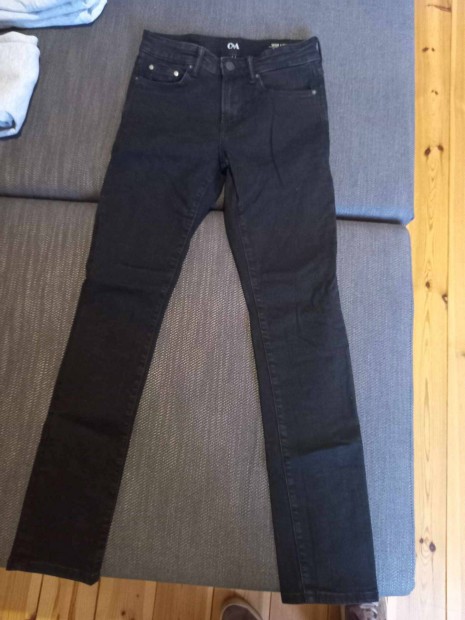 C&A fekete fi farmer, alig hordott 28/32