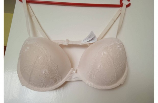 C&A világos krémszínű melltartó, 85C, Új!