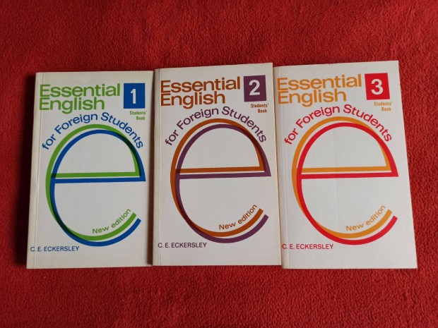 C.E. Eckersley - Essential English 1-2-3 ktetes angol nyelvknyv