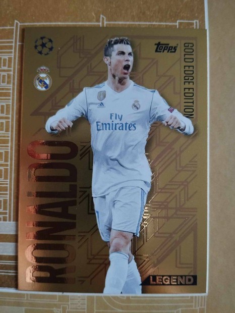 C. Ronaldo (Real Madrid) Gold Edge Bajnokok Ligja 2024/25 krtya