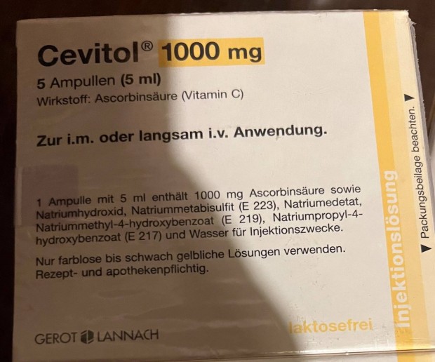 C vitamin infuzio