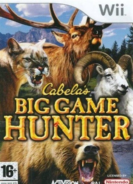 Cabelas Big Game Hunter Nintendo Wii jtk