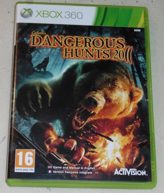 Cabelas Dangerous Hunts 2011 (vadszos) Gyri Xbox 360 Jtk akr fl