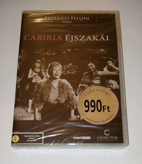 Cabiria jszaki dvd bontatlan Fellini