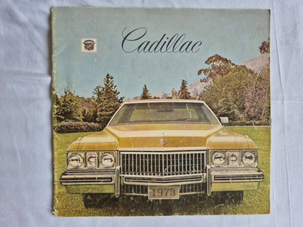 Cadillac 1973 vezerán katalógus, prospektus