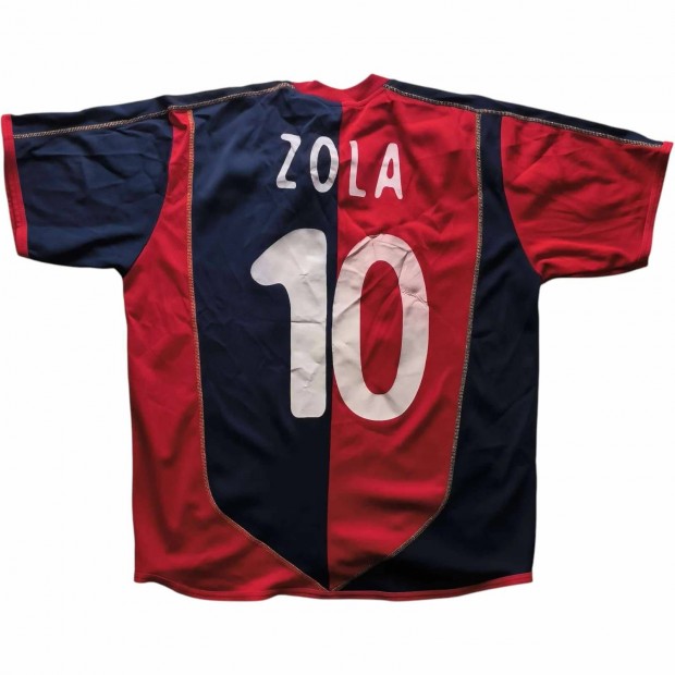 Cagliari 2003-04 A-Line hazai Gianfranco Zola foci mez M-es