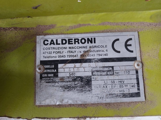 Calderoni kitrs talajmar