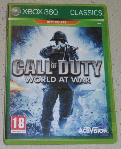 Call Of Duty 5 - World At War angolul Gyri Xbox 360, Xbox ONE Jtk