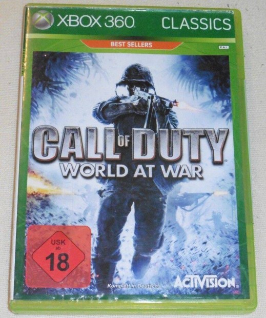 Call Of Duty 5 - World At War nmetl Gyri Xbox 360, Xbox ONE Jtk