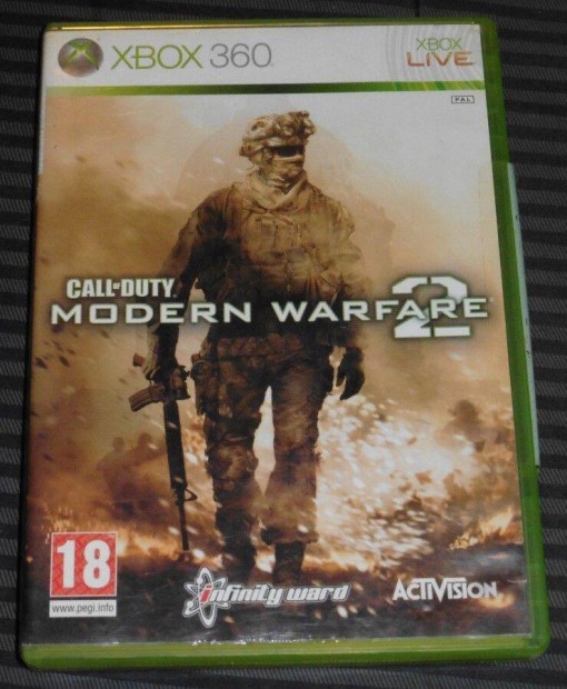 Call Of Duty 6 Modern Warfare 2 Gyári Xbox 360 Xbox ONE Series X Játék