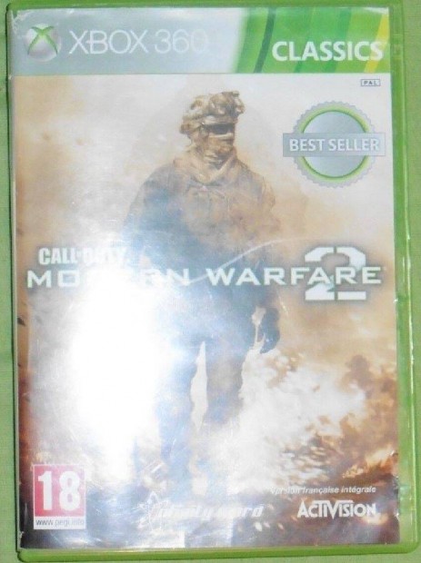 Call Of Duty 6. Modern Warfare 2. Angol Gyri Xbox 360, Xbox ONE jtk