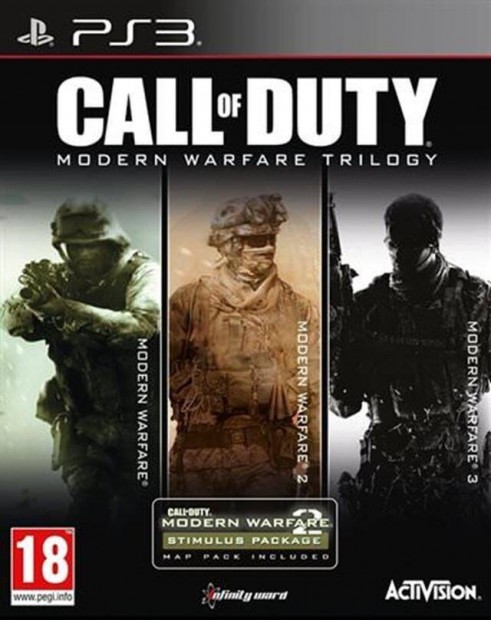 Call Of Duty Modern Warfare Trilogy eredeti Playstation 3 jtk