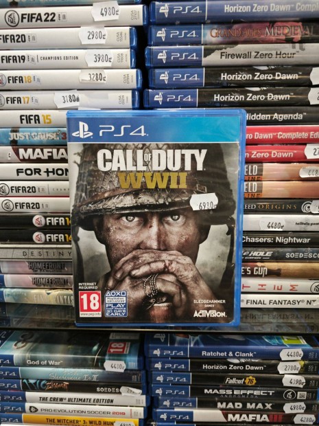 Call Of Duty Ww2, Jogo de Videogame Ps4 Usado 92776068