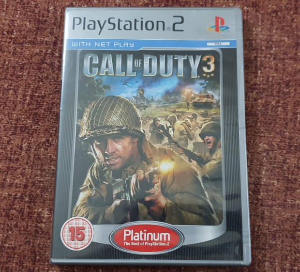 Call of Duty 3 - Playstation 2 eredeti lemez ( 5000 Ft)