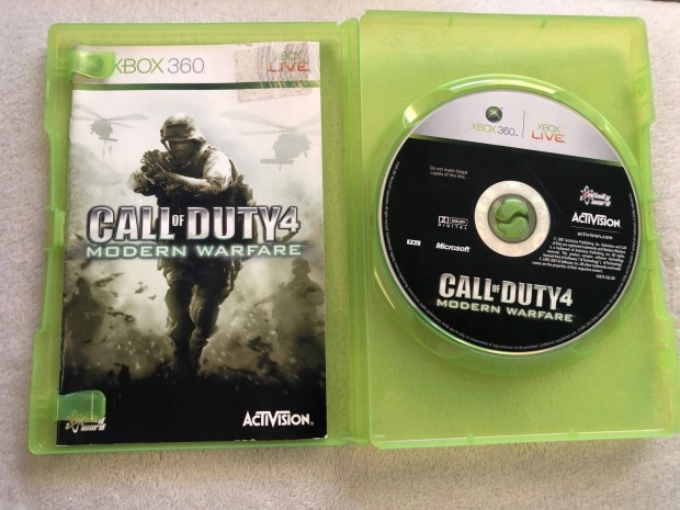 Call of Duty 4 Modern Warfare Xbox 360 jtk, bort nlkl