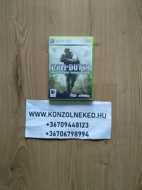 Call of Duty 4 Modern Warfare Xbox One Kompatibilis Xbox 360 játék